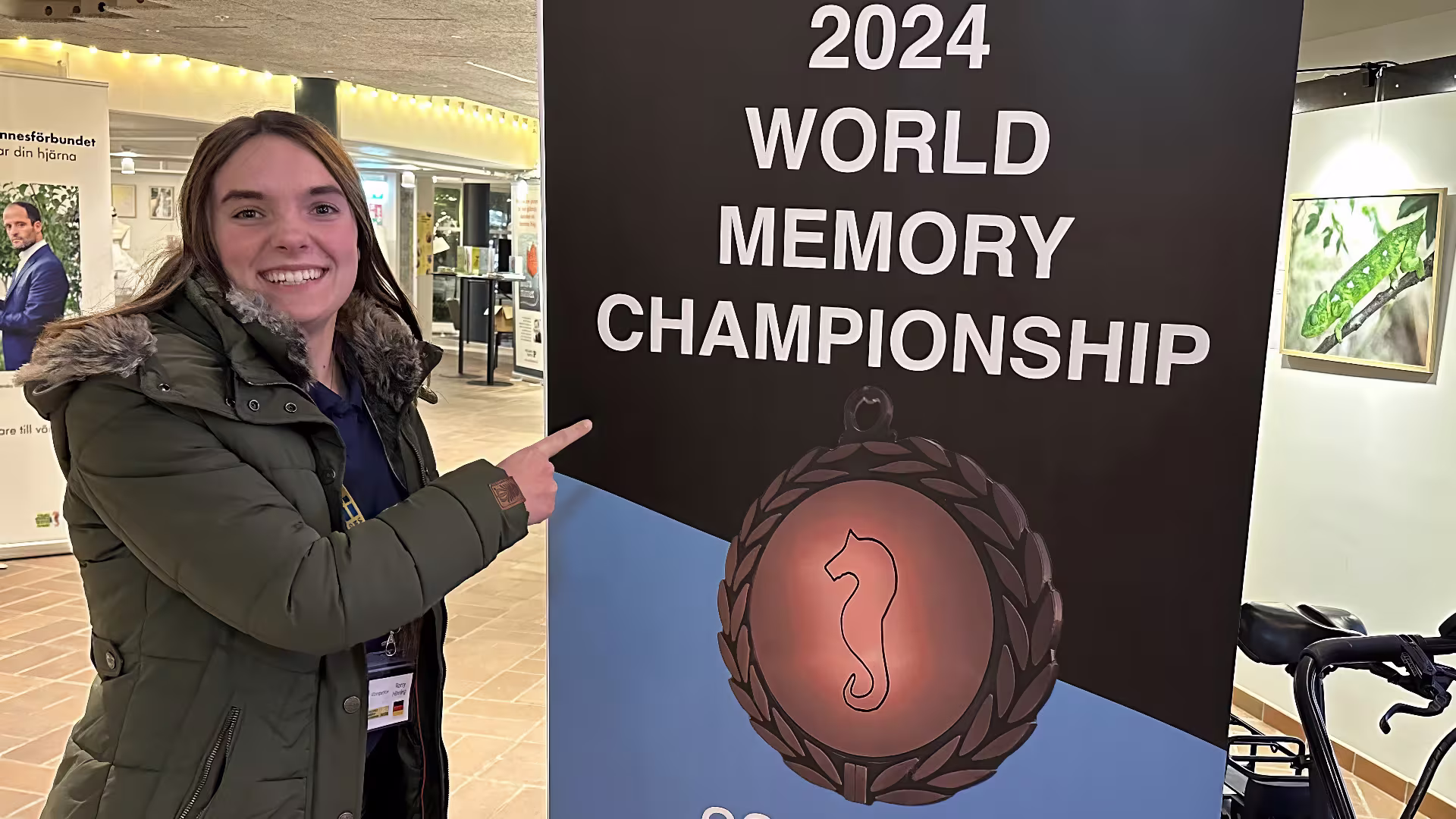 Romy bei Gedächtnissport-WM in Schweden Romy bei Gedächtnissport-WM in Schweden