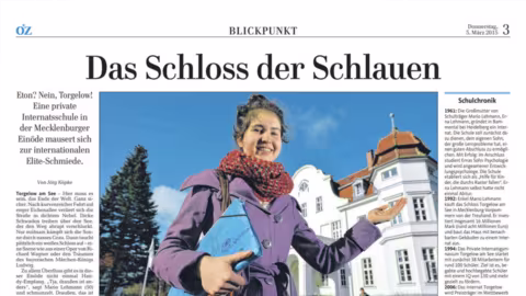 Ostsee-Zeitung: Das Schloss der Schlauen Ostsee-Zeitung: Das Schloss der Schlauen